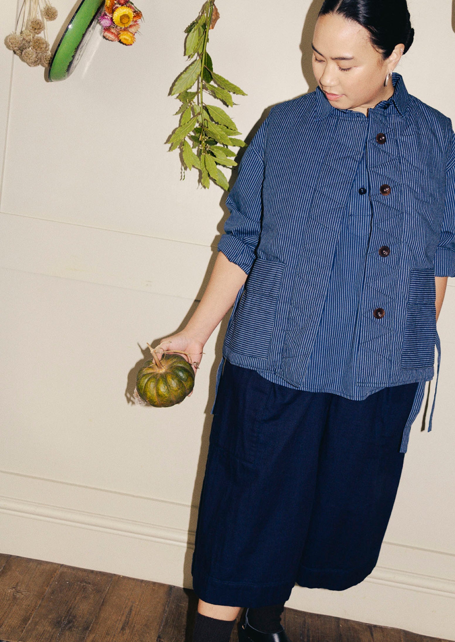 TODAYFUL☆Tuck Stripe Vest ネイビー TODAYFUL ベスト ジレ Stripe Compact Vest レディース : ZOZOTOWN