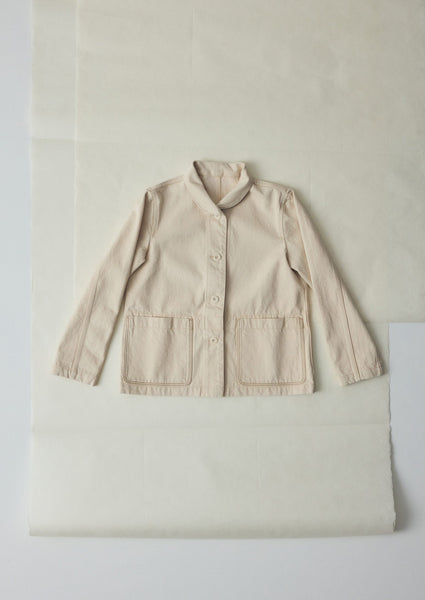 Hal Ecru Denim Workwear Jacket | Ecru | TOAST