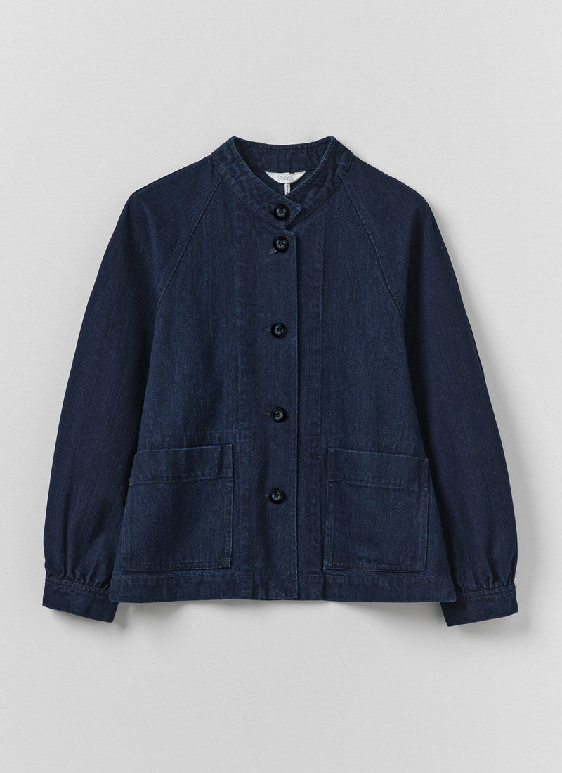 Japanese Indigo Denim Workwear Jacket | Indigo