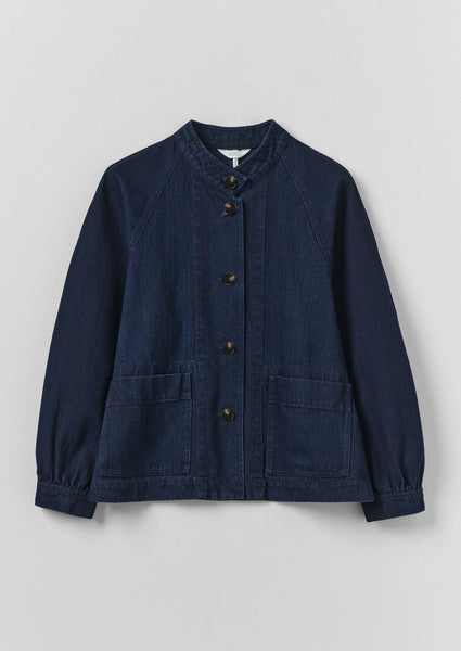 Japanese Indigo Denim Workwear Jacket | Indigo | TOAST