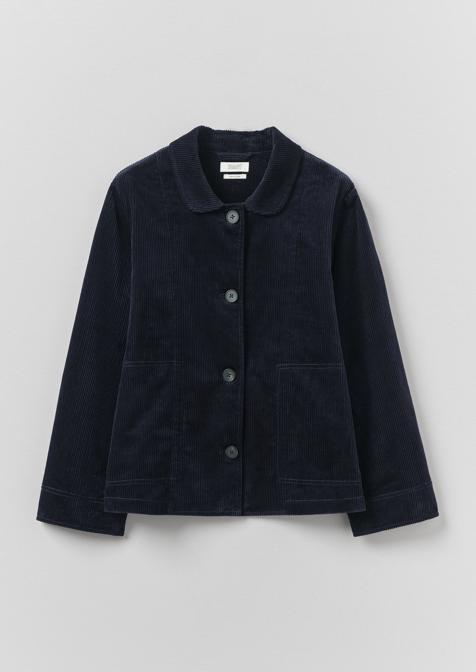 Cotton Cord Jacket | Dark Navy | TOAST