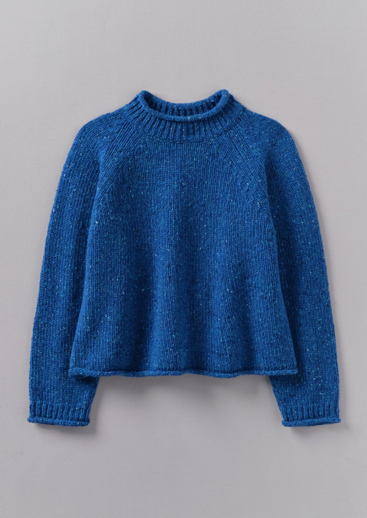 Orla Donegal Wool Sweater | Neptune Blue