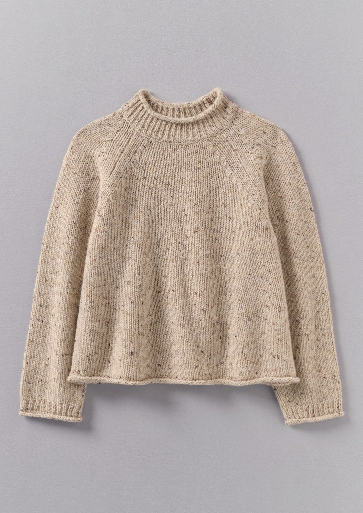 Toast Orla Donegal Wool Sweater Oatmeal