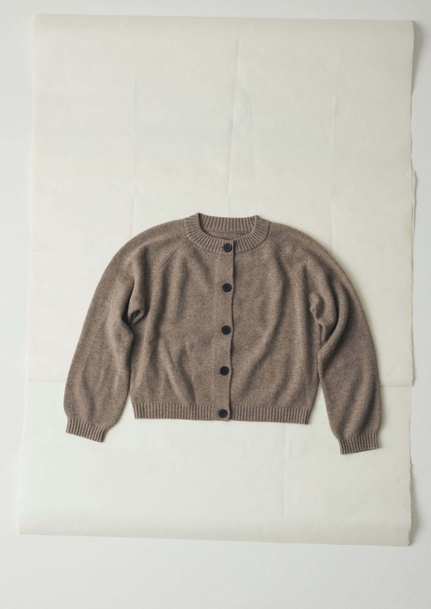 Eden Wool Cashmere Raglan Cardigan | Linseed