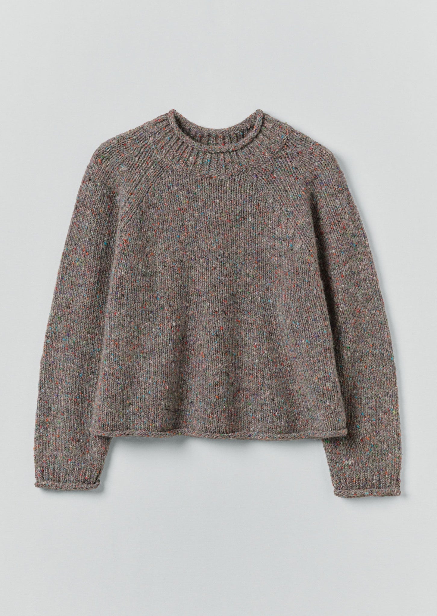 Orla Donegal Wool Sweater | Fossil | TOAST