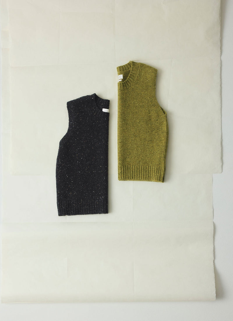 Donegal Merino Tank | Graphite