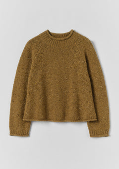 Orla Donegal Wool Sweater | Emerald | TOAST