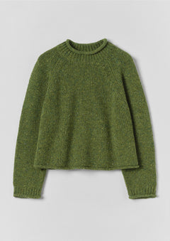 Orla Donegal Wool Sweater | Emerald | TOAST