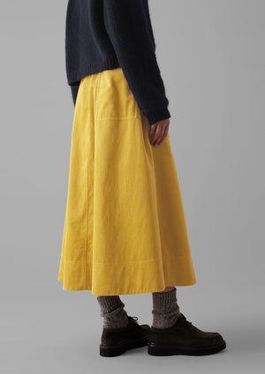 Organic Cord A Line Skirt | Heliodor