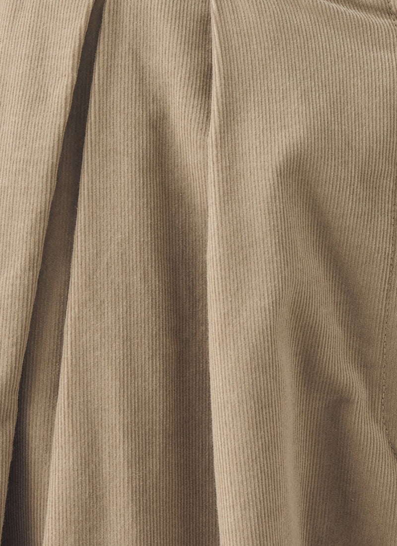 A Line Cotton Needlecord Skirt | Dune