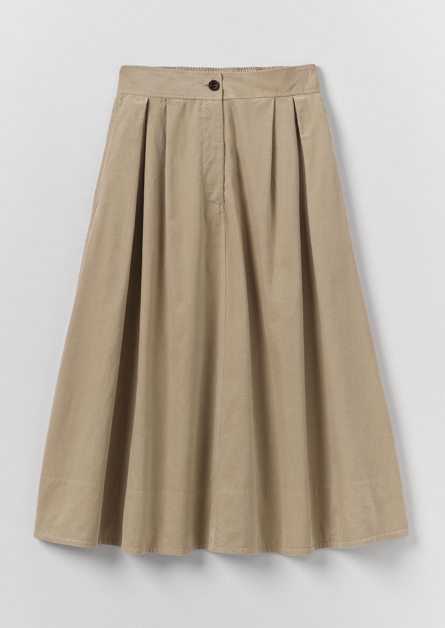 A Line Cotton Needlecord Skirt | Dune | TOAST