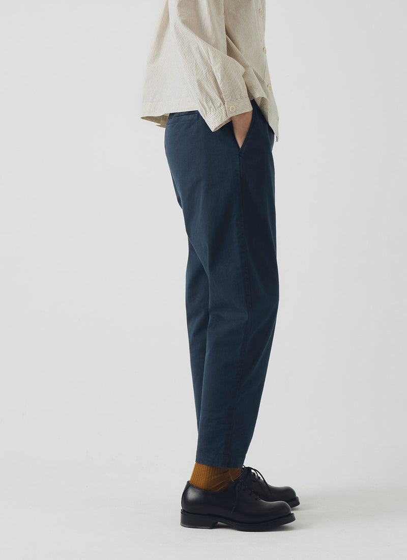 Gabi Cotton Pull On Pants | Storm Blue