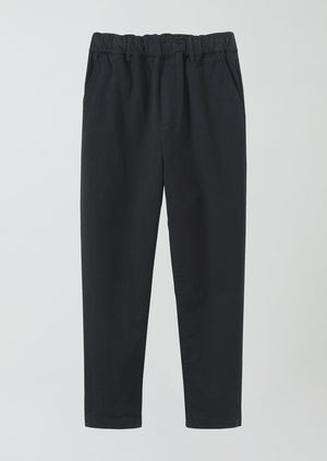 Gabi Cotton Pull On Pants | Soft Black