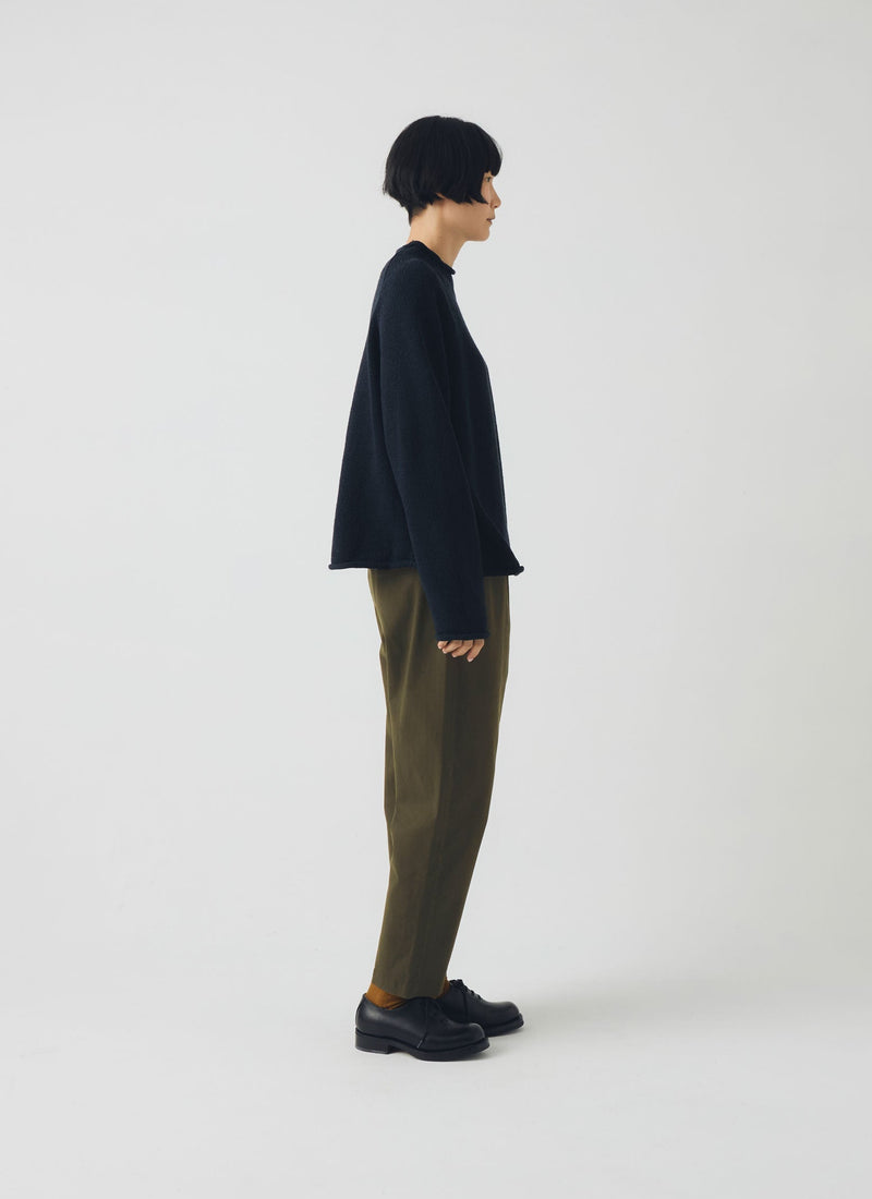 Gabi Cotton Pull On Pants | Loden