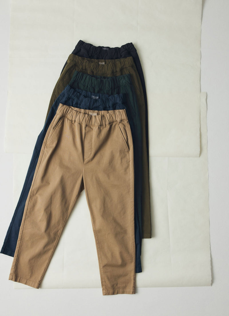 Gabi Cotton Pull On Pants | Loden