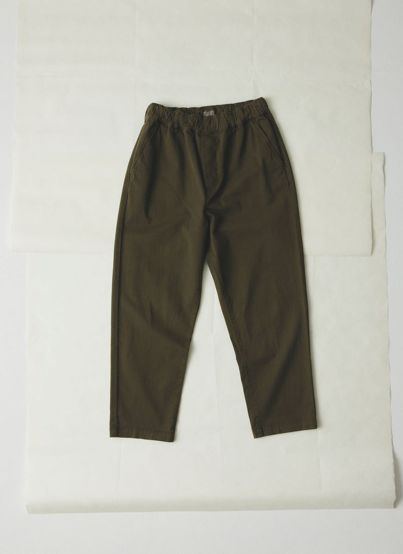 Gabi Cotton Pull On Pants | Loden