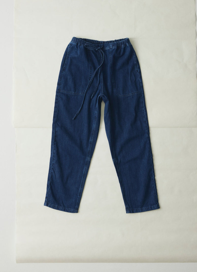 Suki Panelled Denim Pants | Indigo