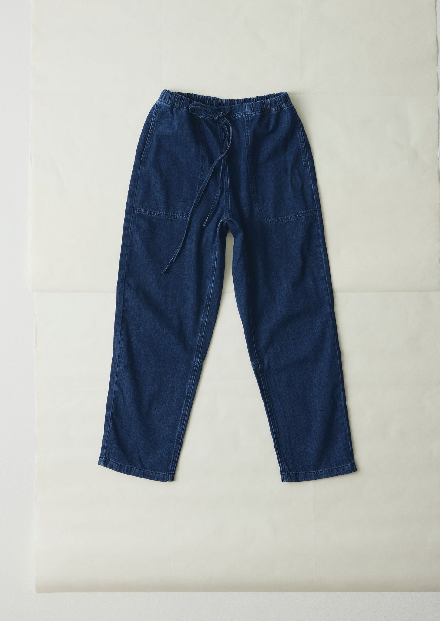 Suki Panelled Denim Pants | Indigo