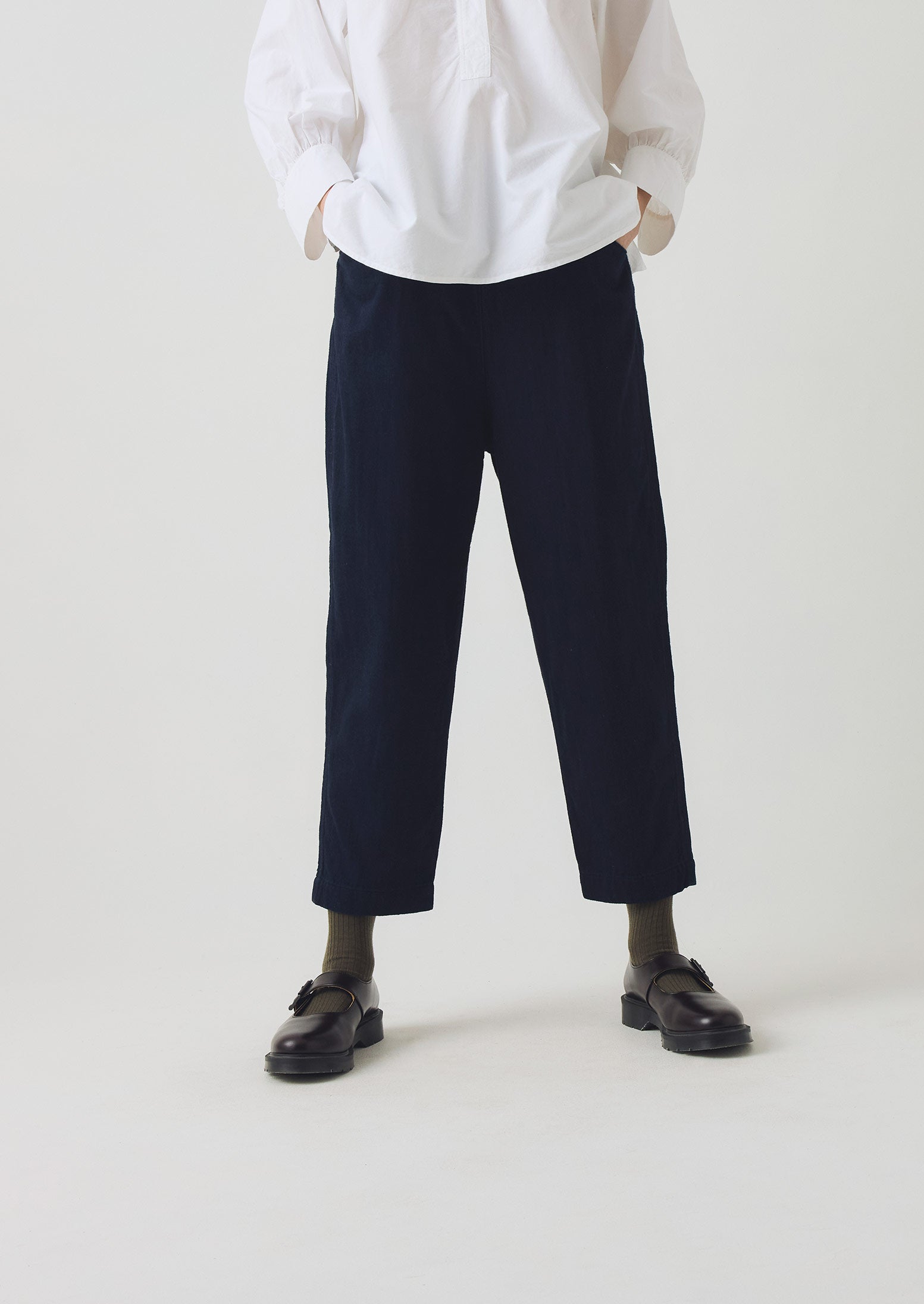 Alix Indigo Twill Pants | Indigo | TOAST