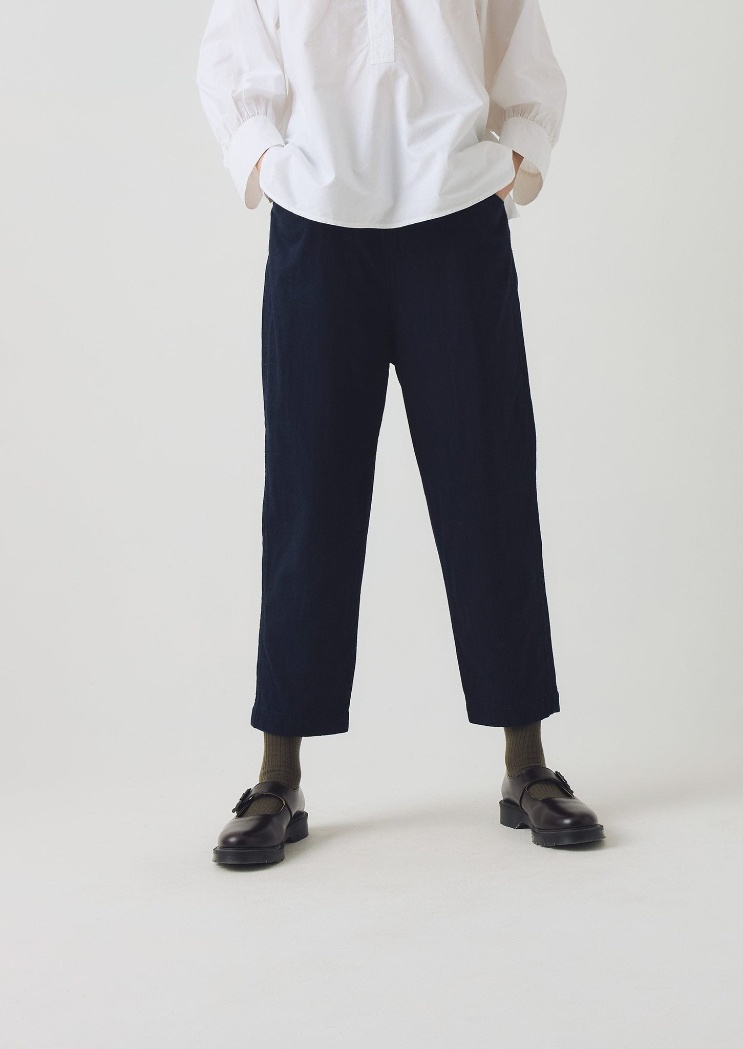 Alix Indigo Twill Pants | Indigo