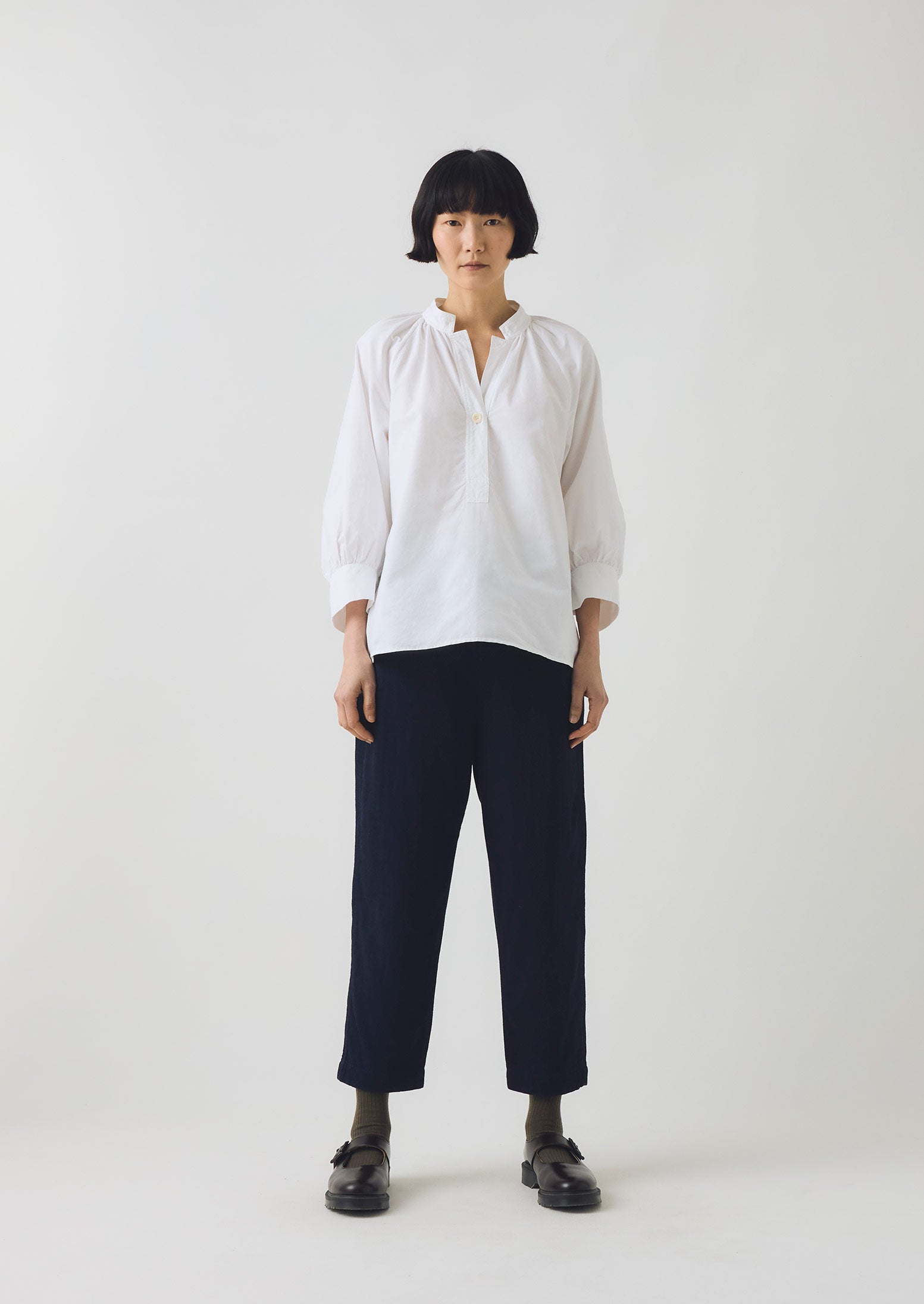 Alix Indigo Twill Pants | Indigo | TOAST