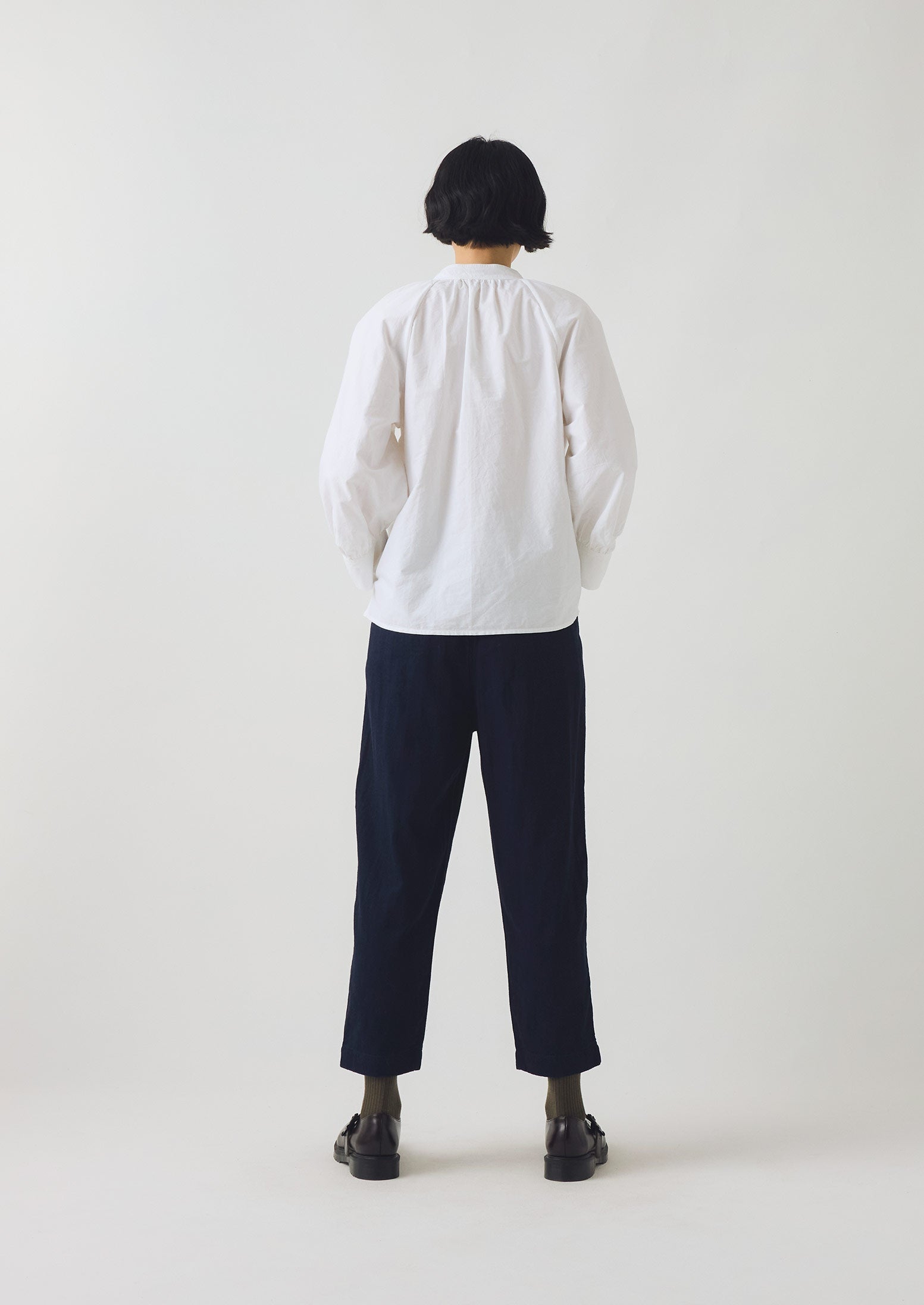 Alix Indigo Twill Pants | Indigo | TOAST