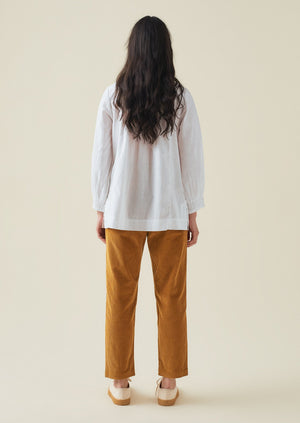 Gabi Organic Cord Pull On Pants | Toffee