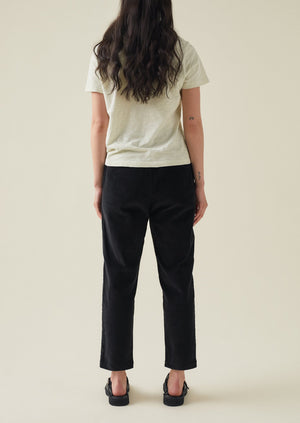 Gabi Organic Cord Pull On Pants | Brown Slate