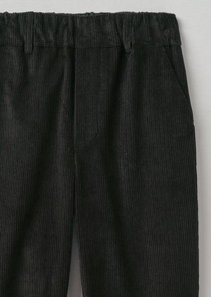 Gabi Organic Cord Pull On Pants | Brown Slate