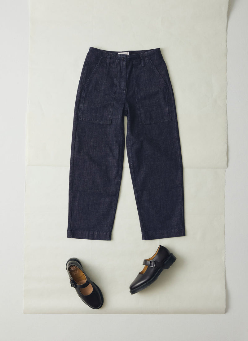 Indigo Denim Workwear Pants