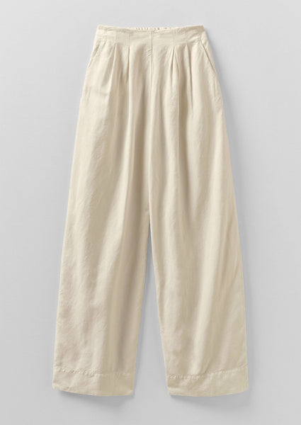 パンツ At last & Co Linen Trousers 32 WTRUS31_parchment_0_95104ea4-