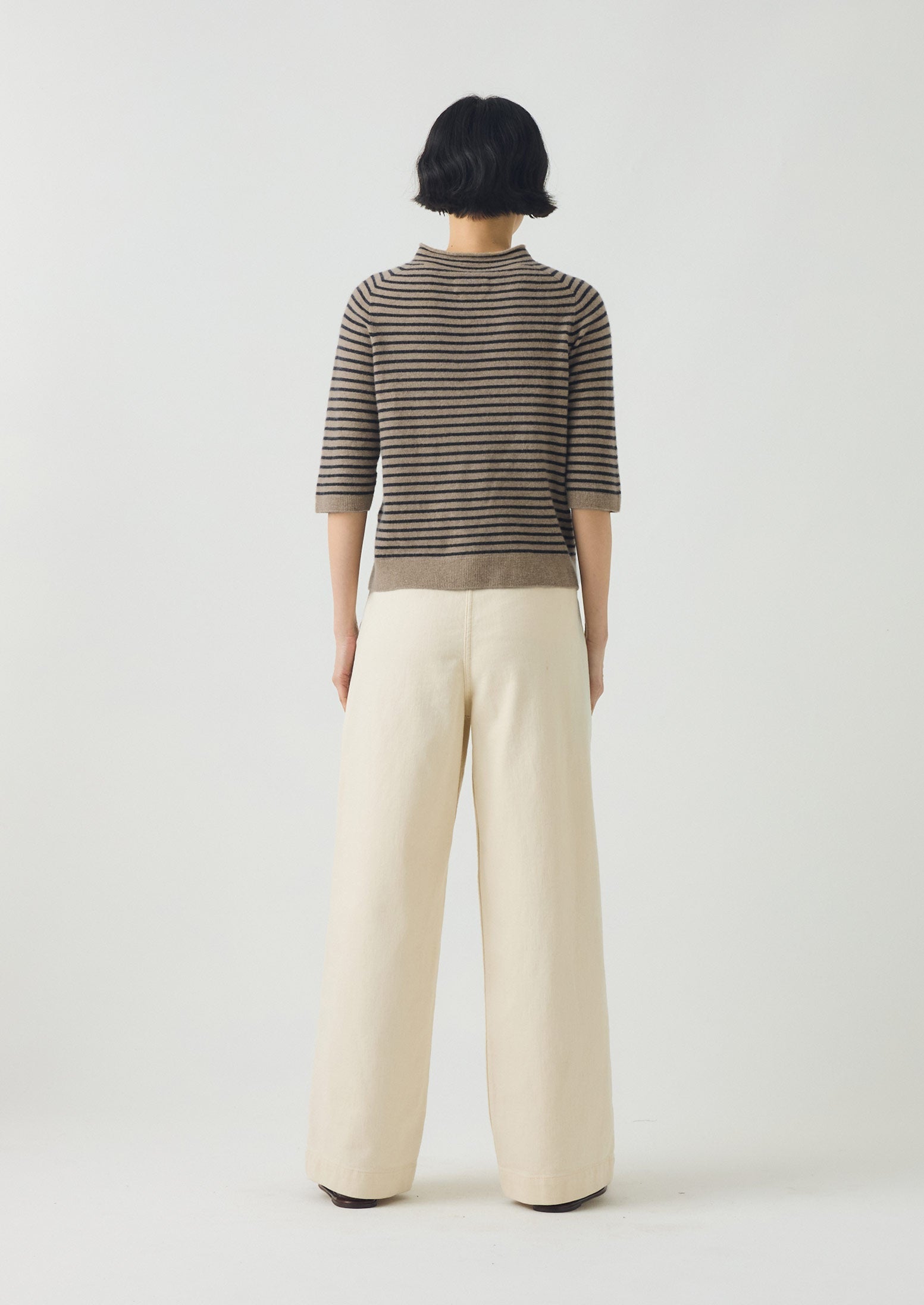 Annie Denim Full Length Jeans | Ecru | TOAST