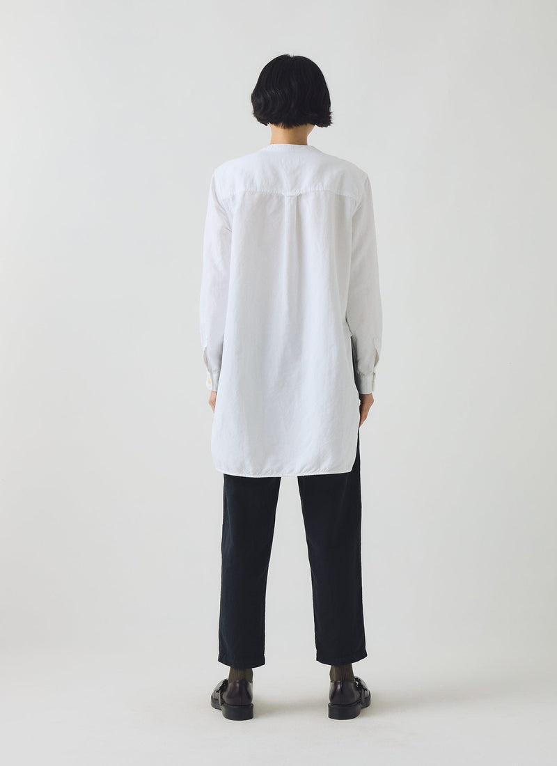 Alix Cotton Linen Pants | Slate Navy