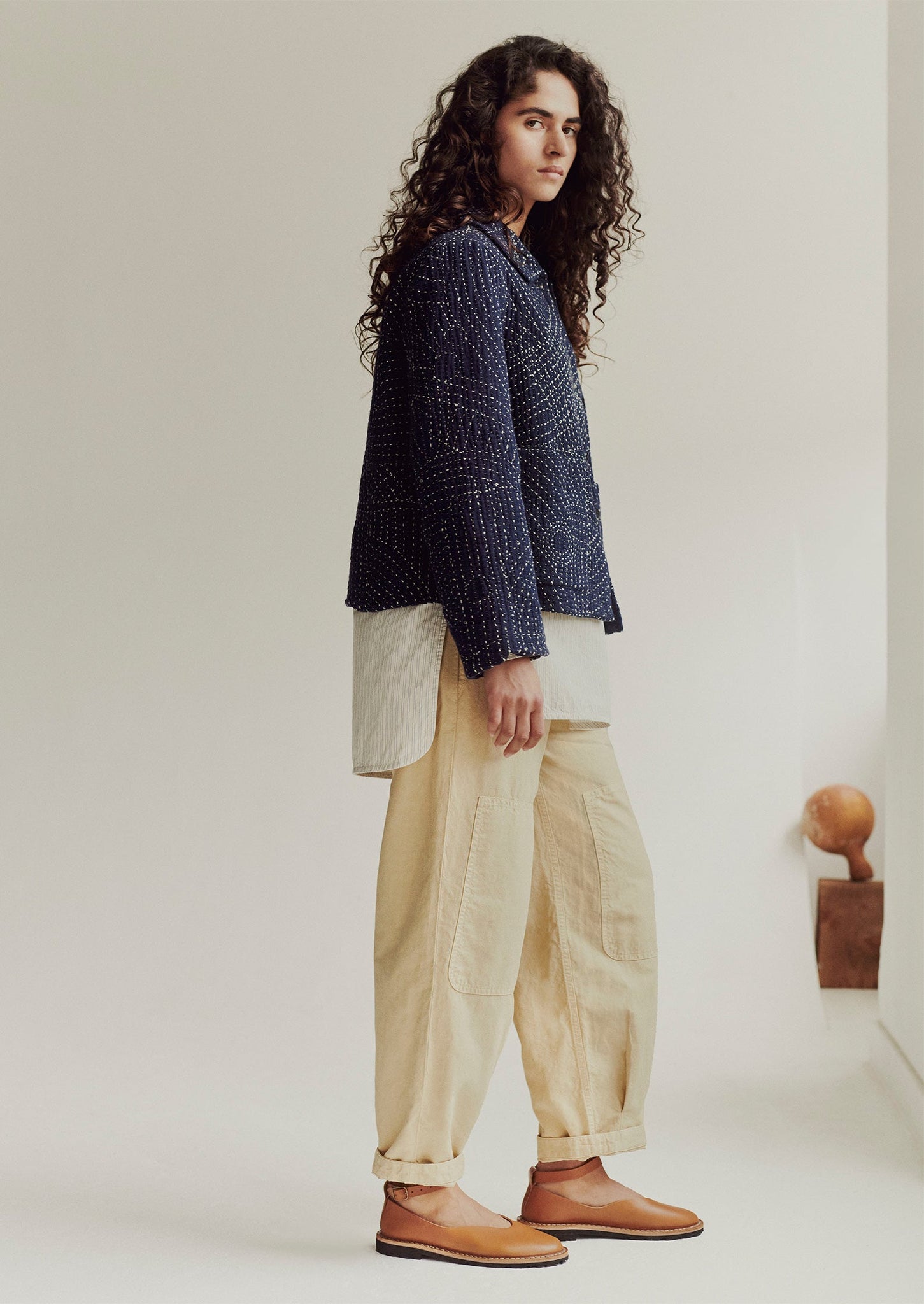 Garment Dyed Cotton Linen Canvas Pants | Fallow