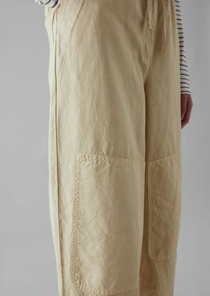 Garment Dyed Cotton Linen Canvas Pants | Fallow