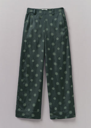 Sun and Moon Jacquard Pants | Oil