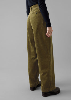 Annie Organic Cord Full Length Pants | Barley