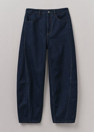 Twisted Seam Japanese Denim Pants | Indigo