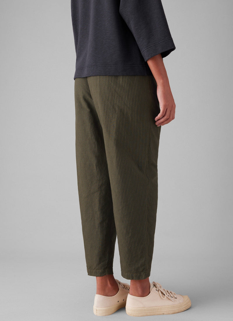Alix Stripe Cotton Linen Pants | Fawn