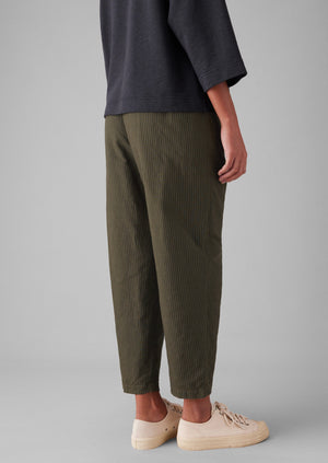 Alix Stripe Cotton Linen Pants | Fawn