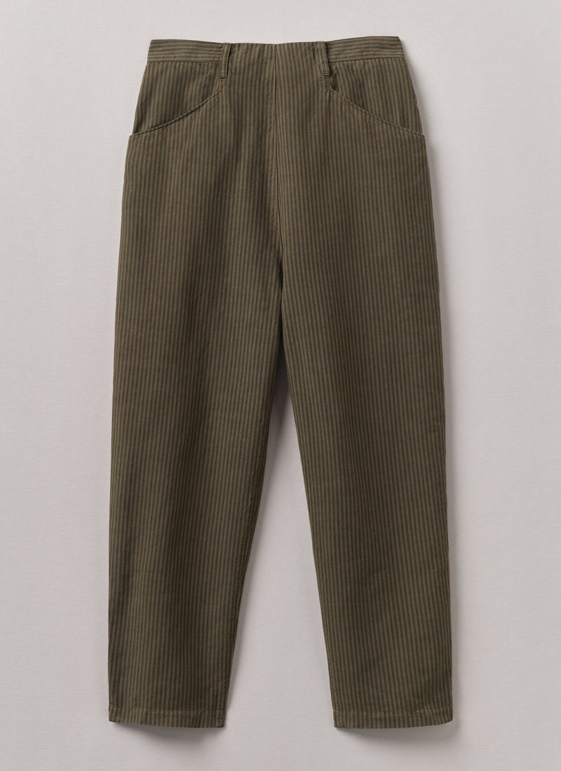 Alix Stripe Cotton Linen Pants | Fawn