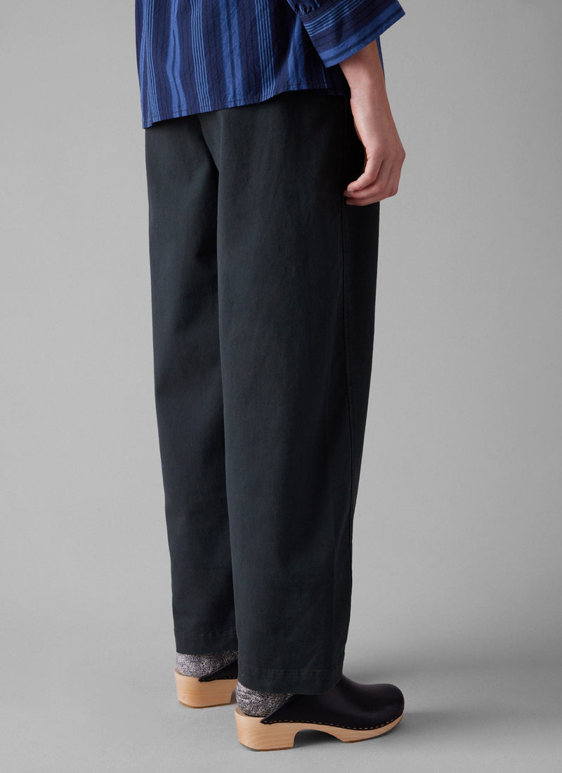 Cotton Twill Pull On Pants | Slate