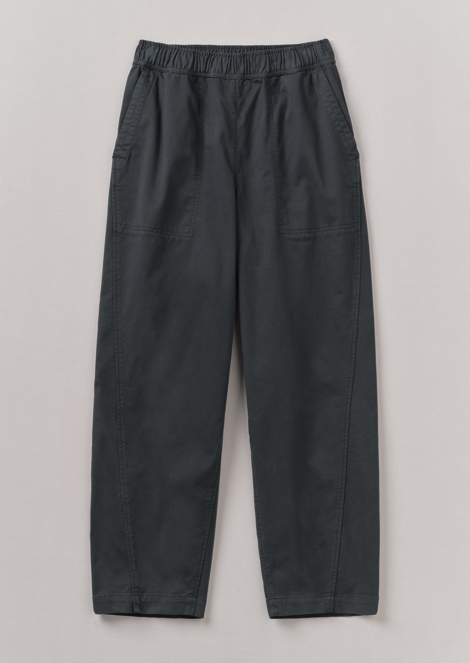 Cotton Twill Pull On Pants | Slate | TOAST