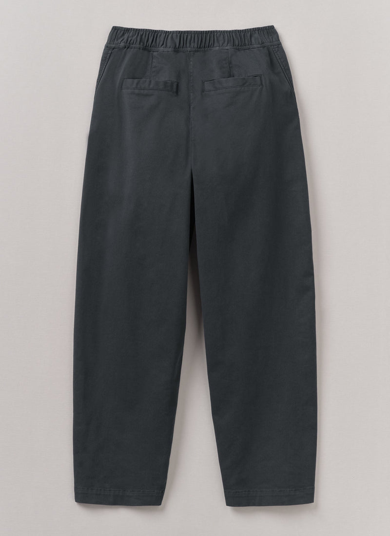 Cotton Twill Pull On Pants | Slate