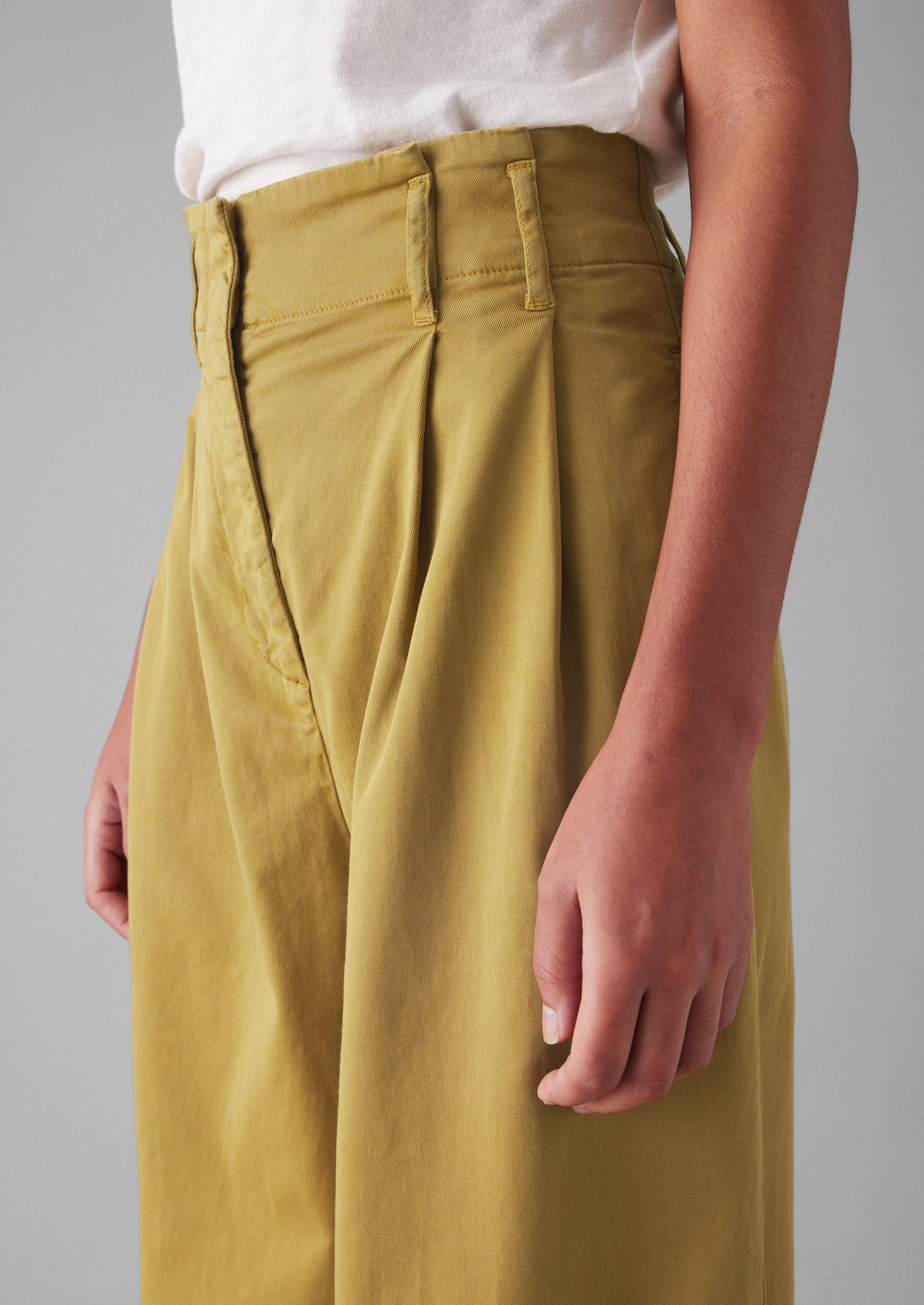 Cotton Paper Bag Pants | Honey