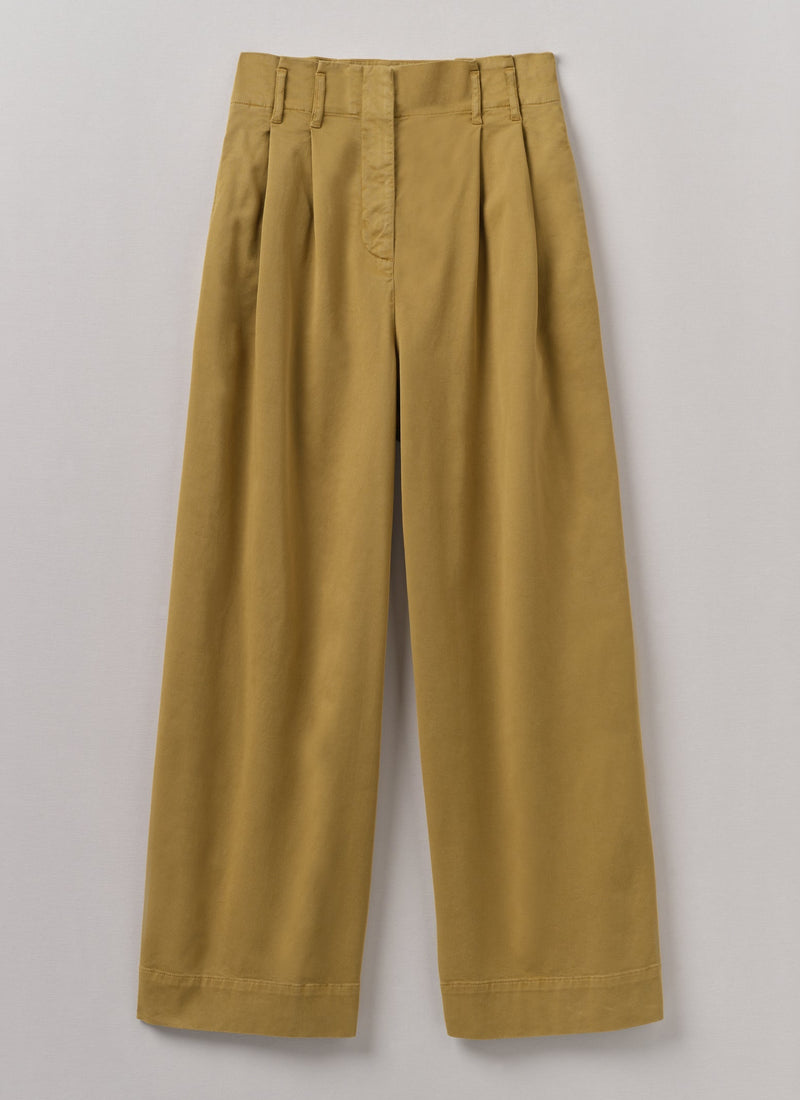 Cotton Paper Bag Pants | Honey