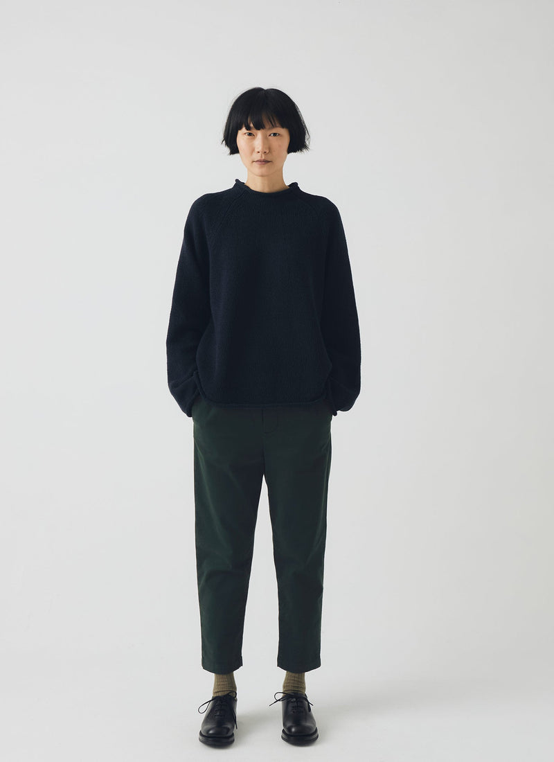 Gabi Cotton Pull On Pants | Pine