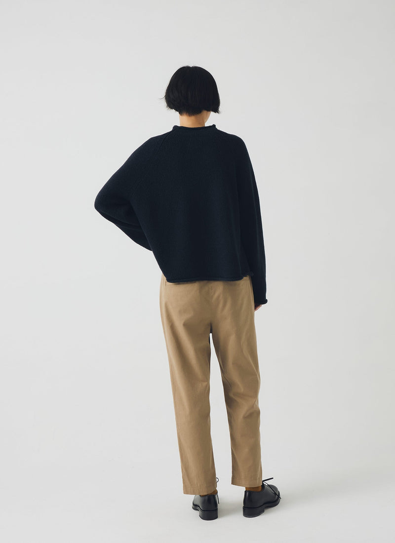 Gabi Cotton Pull On Pants | Ash Brown