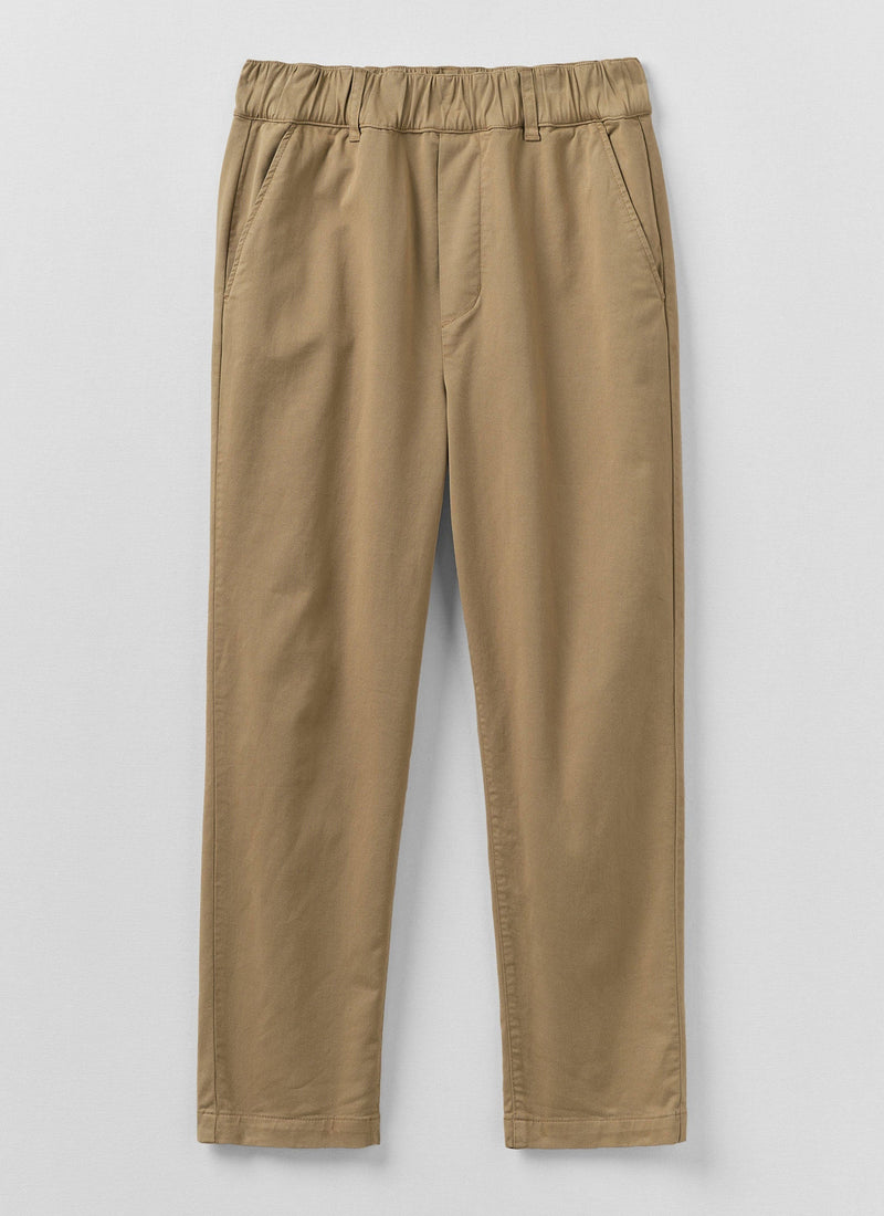 Gabi Cotton Pull On Pants | Ash Brown