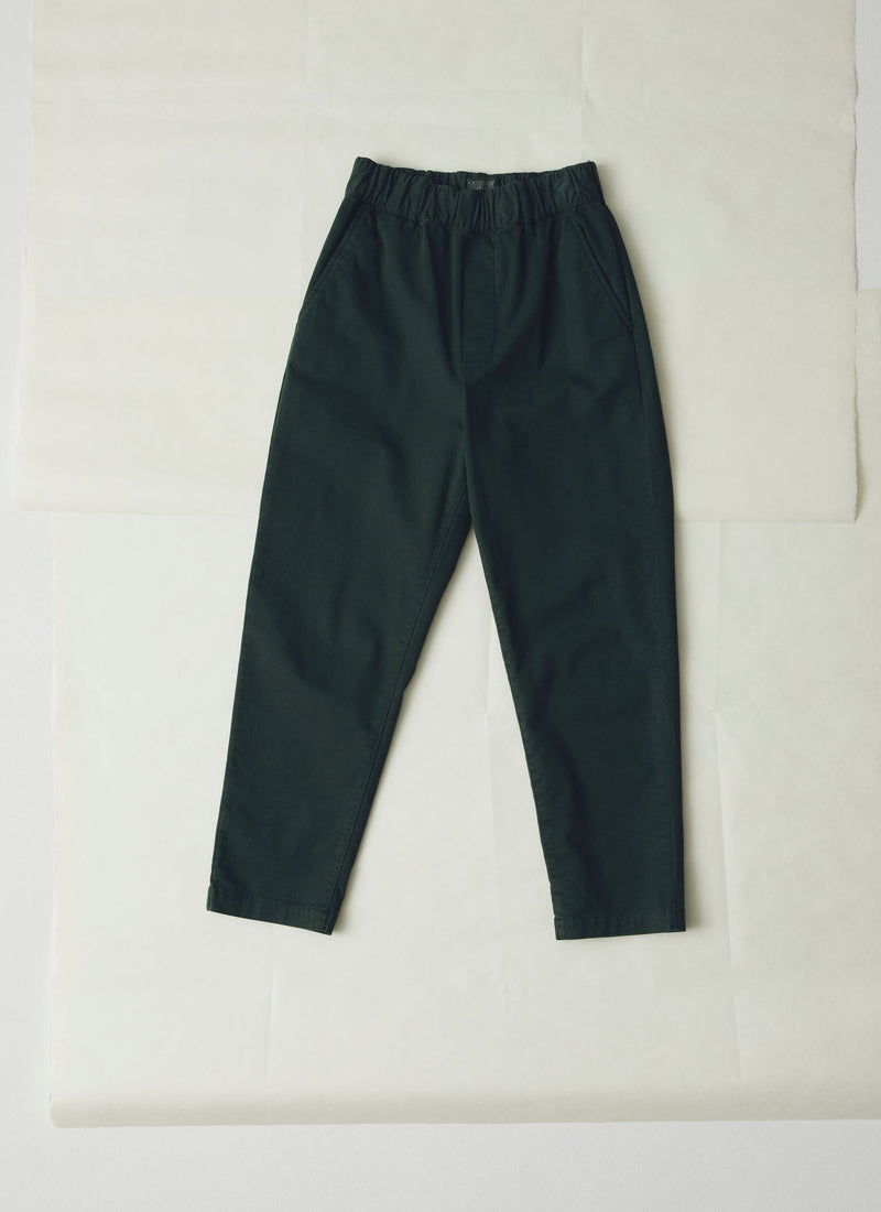 Gabi Cotton Pull On Pants | Pine